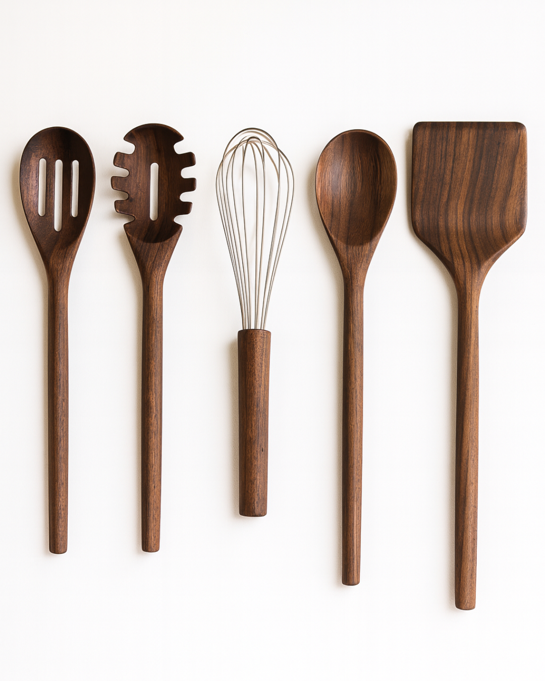 Walnut Utensils 5 Piece